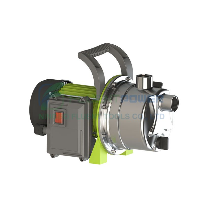 Come scaricare correttamente l'acqua residua da una pompa da giardino in acciaio inossidabile?